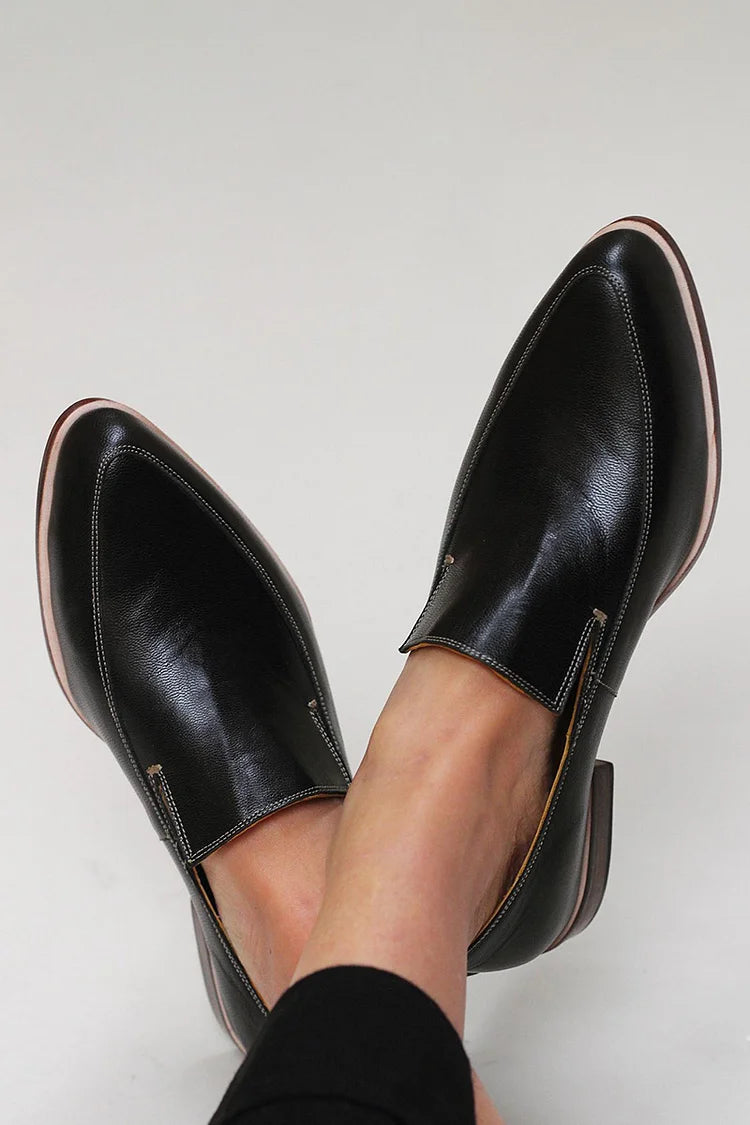 Zofia™ | Moccasin Patchwork Black by Nuala Dublin