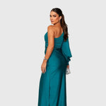 Melyssa | Elegant Flowing Evening Maxi Dress - View 8