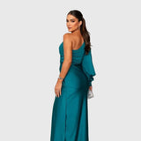 Melyssa | Elegant Flowing Evening Maxi Dress - View 8