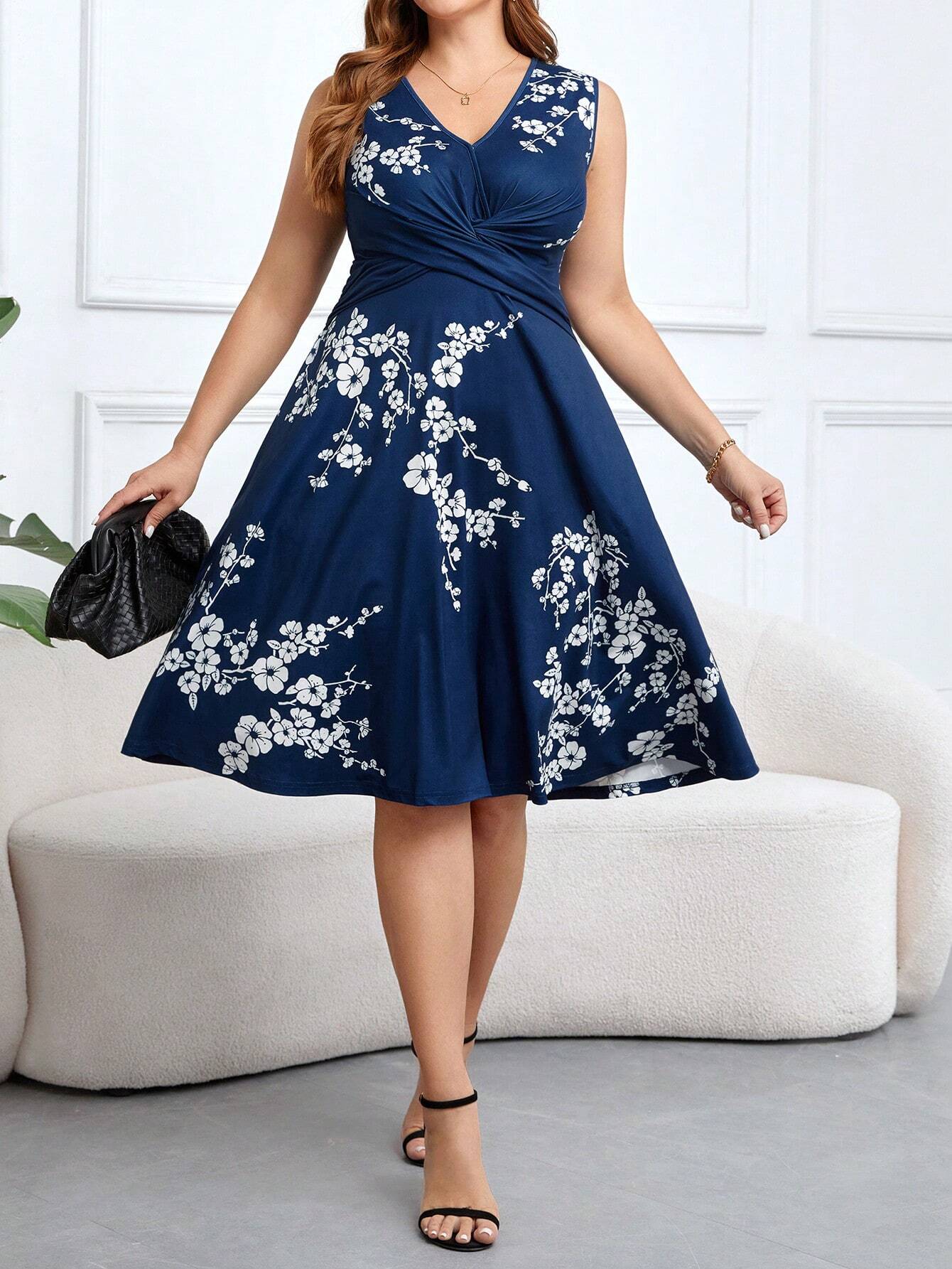 Danica - Floral Wrap Dress - View 3