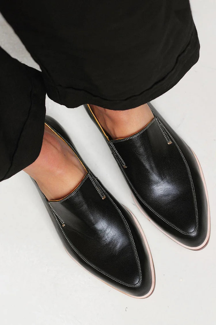 Zofia™ | Moccasin Patchwork Black - View 2