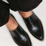 Zofia™ | Moccasin Patchwork Black - View 2
