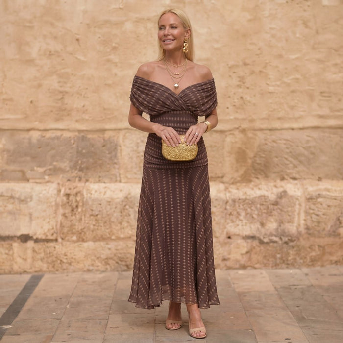 Sienna | Lightweight Geometric Dress