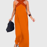 Elena | Elegant Flowing Maxi Dress - View 12