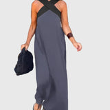 Elena | Elegant Flowing Maxi Dress - View 13