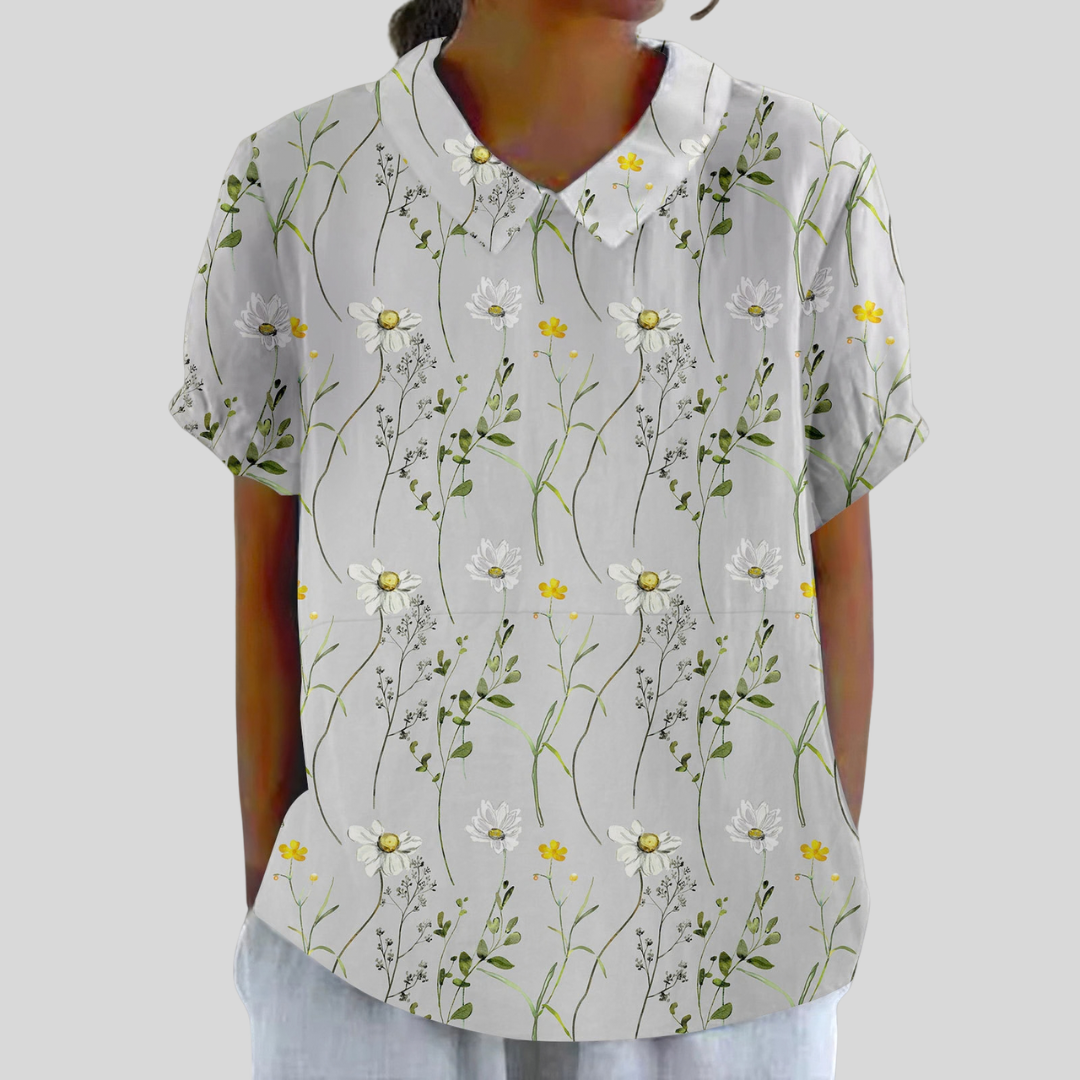 Floral Top Elegant Comfort S by Nuala Dublin