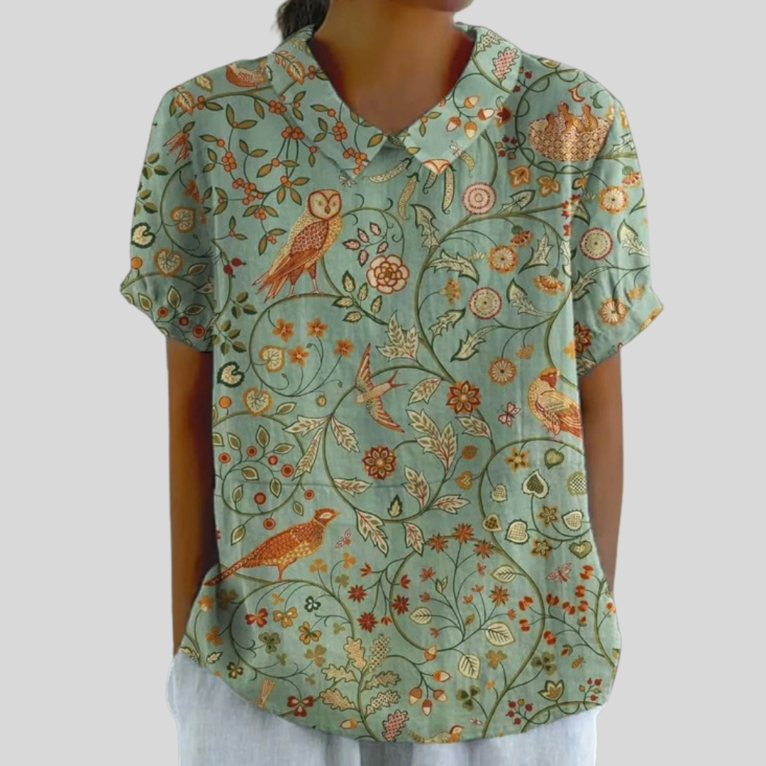 Floral Top Elegant Comfort S by Nuala Dublin