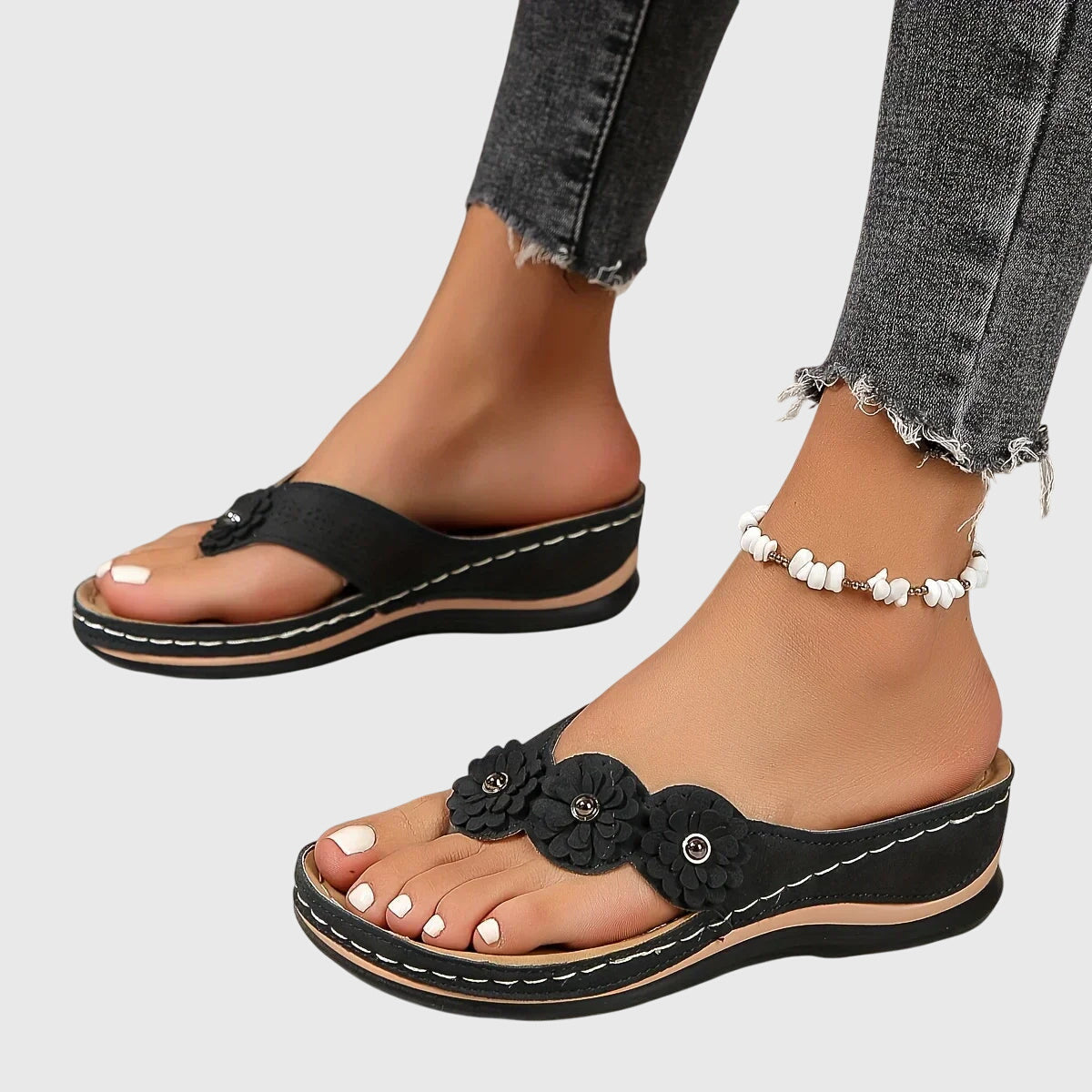 Asha - Elegant Orthopaedic Flip-Flops - View 9