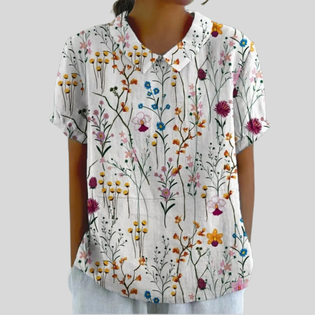 Floral Top Elegant Comfort S by Nuala Dublin