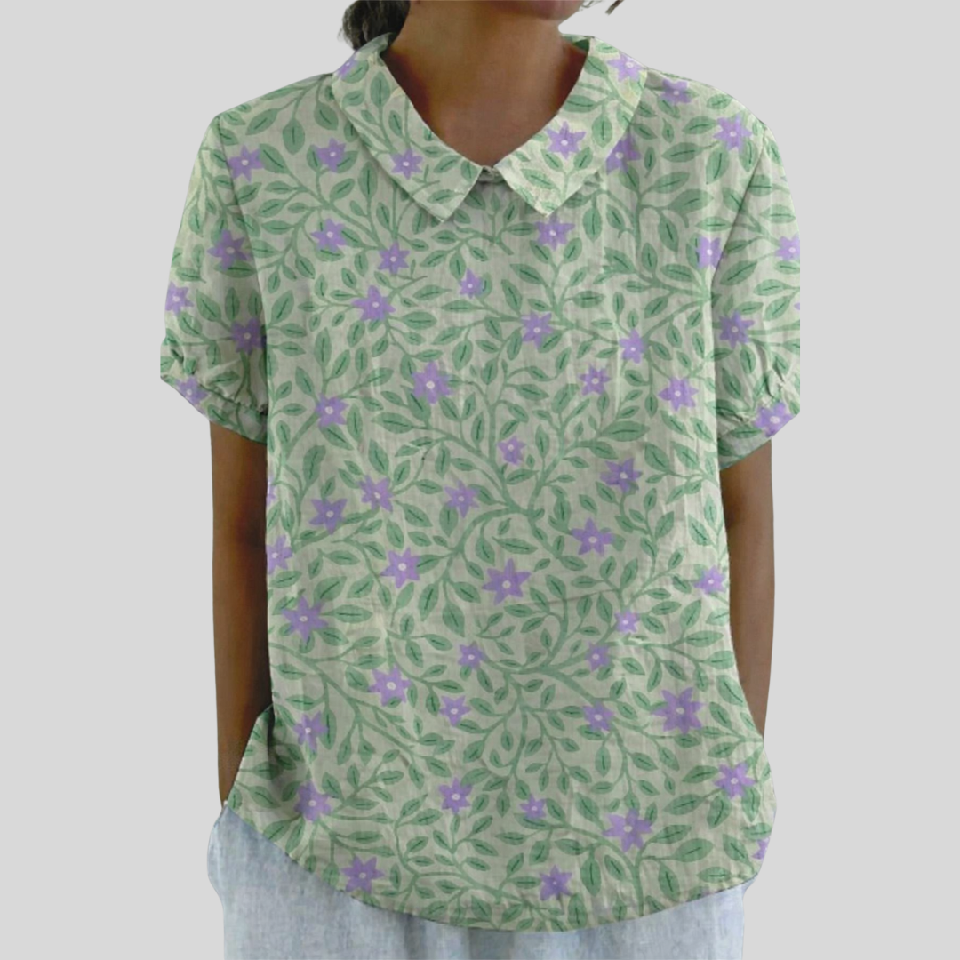 Floral Top Elegant Comfort S by Nuala Dublin