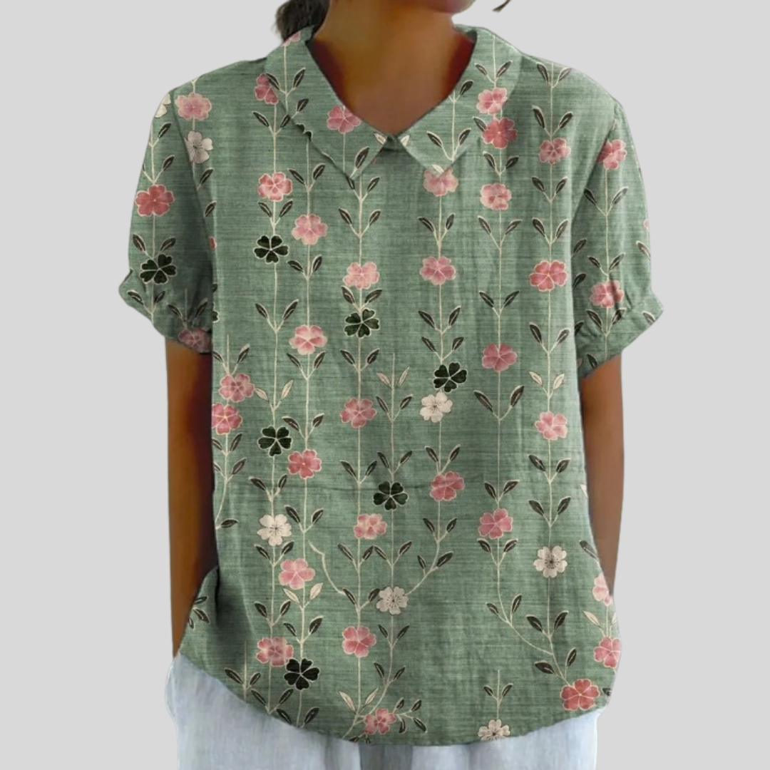 Floral Top Elegant Comfort S by Nuala Dublin