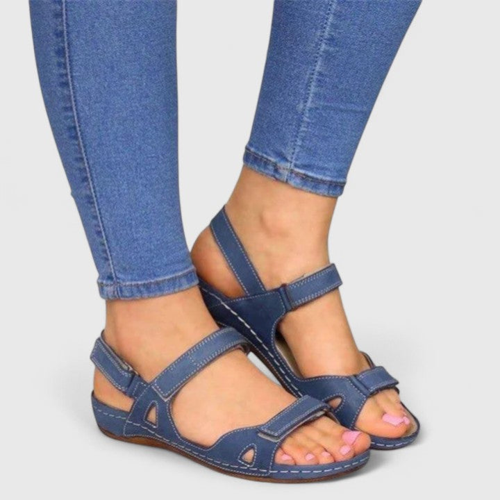 Avrie - Comfortable Flat Sandals - View 6