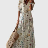 Amalia | Vintage Boho Maxi Dress for Summer - View 6
