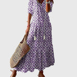 Amalia | Vintage Boho Maxi Dress for Summer - View 3