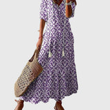Amalia | Vintage Boho Maxi Dress for Summer - View 3