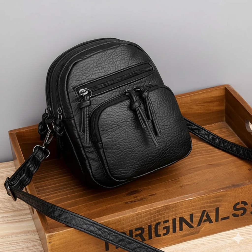 Sara™ | Simple Leather Bag - View 2