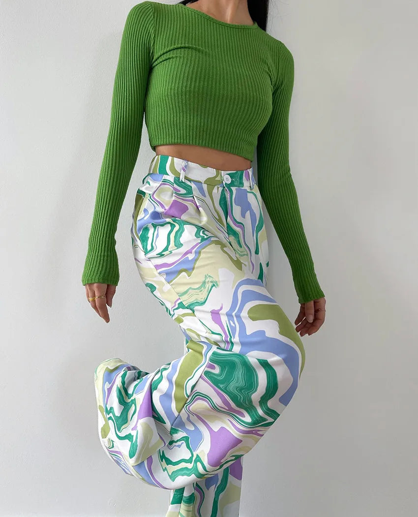 Zyra - Bold Printed Swirl Set - View 5