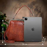 Lily™ | Vintage Leather Handbag - View 7