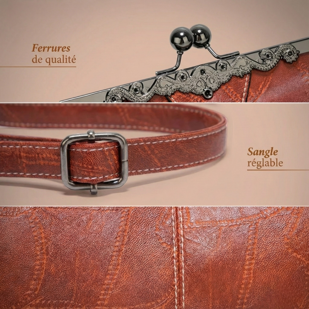 Lily™ | Vintage Leather Handbag - View 5