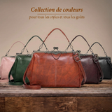 Lily™ | Vintage Leather Handbag - View 2