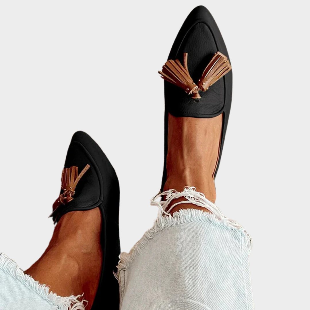 Vesperia - Modern Fringed Moccasin by Nuala Dublin