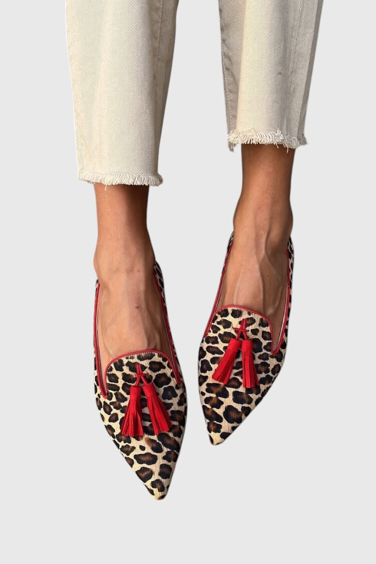 Nela™ | Leopard Moccasins by Nuala Dublin