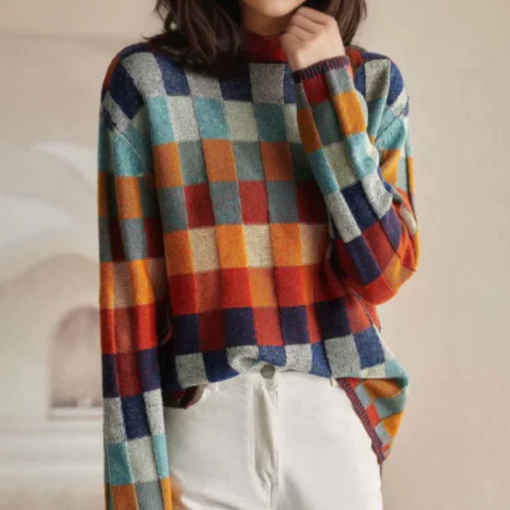 Isla | Comfortable Retro Jumper by Nuala Dublin