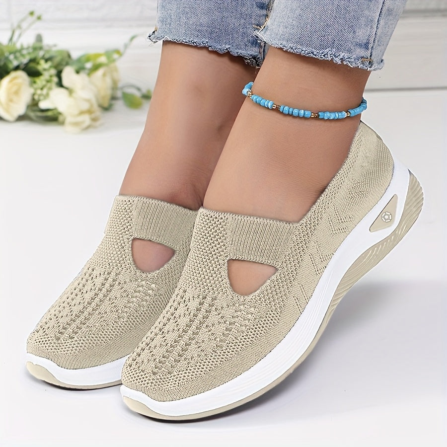 Comfortable Slip-On Trainers with a Supportive Fit - View 2