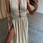 Zolla - Textured Dress with Slit - View 7