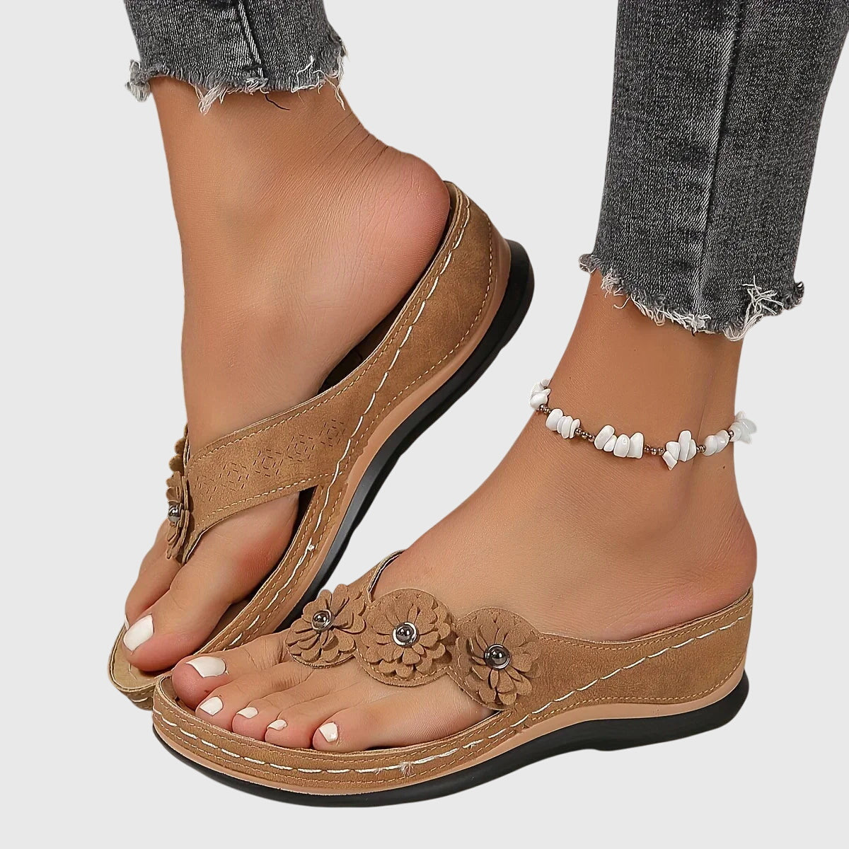 Asha - Elegant Orthopaedic Flip-Flops - View 5