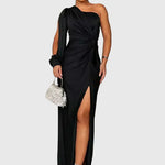 Melyssa | Elegant Flowing Evening Maxi Dress - View 3