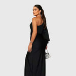 Melyssa | Elegant Flowing Evening Maxi Dress - View 4