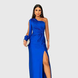 Melyssa | Elegant Flowing Evening Maxi Dress - View 5