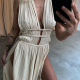 Zolla - Textured Dress with Slit - View 6