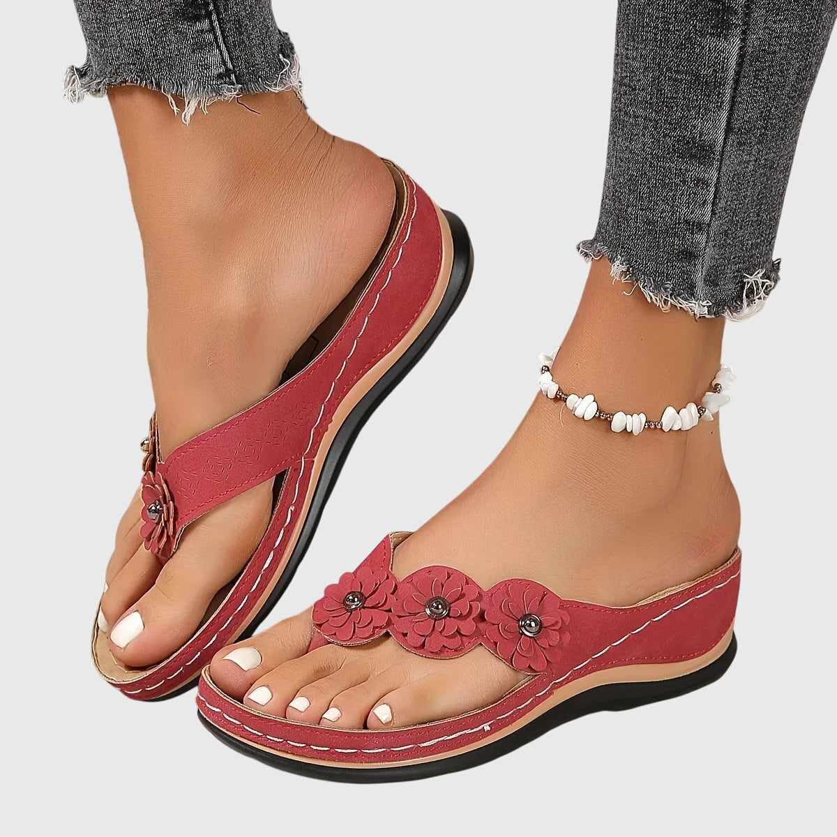 Asha - Elegant Orthopaedic Flip-Flops - View 8