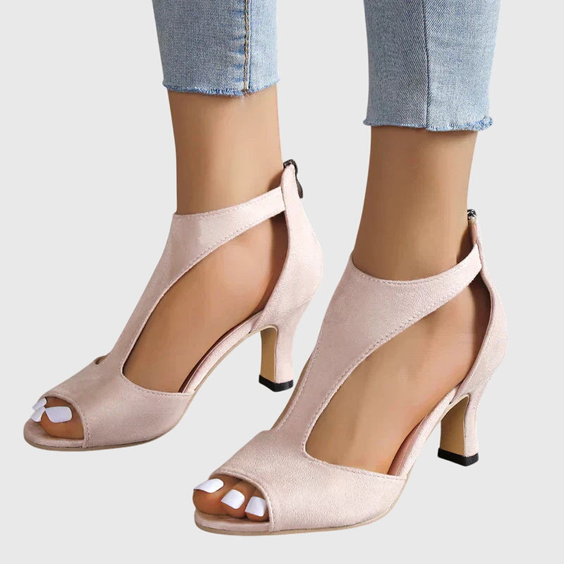 Delfina™ | Orthopaedic Heels Pink - View 3