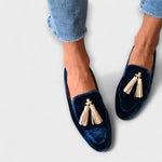 Quinnlyn™ | Vintage Fringed Moccasins by Nuala Dublin