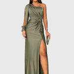 Melyssa | Elegant Flowing Evening Maxi Dress by Nuala Dublin